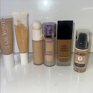 Foundation bundle Huda beauty fenty tarte hourglass rare